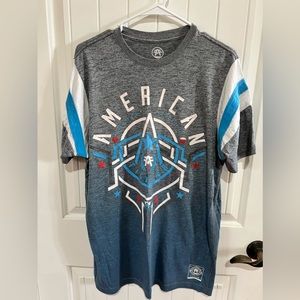 American fighter men’s tee